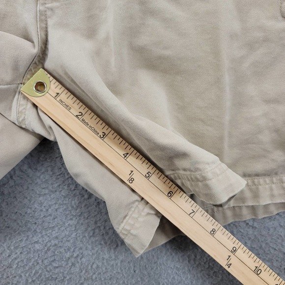 Lands' End Shorts Mens‎ 36 Tan Khaki Cargo Outdoor Hiking Pockets - Picture 10 of 11